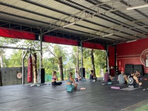 Yoga lessen fitnessreizen Azië