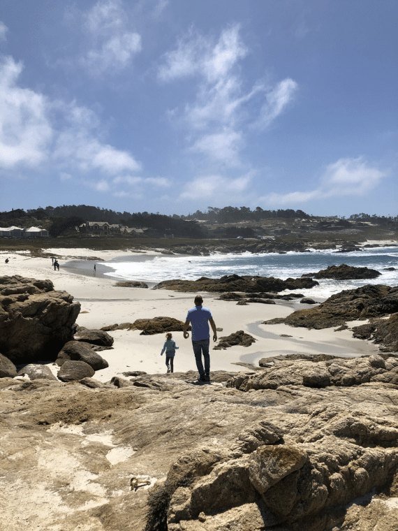 familie strand vakantie Amerika