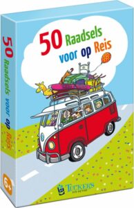 50 raadsels voor op reis kaartspel