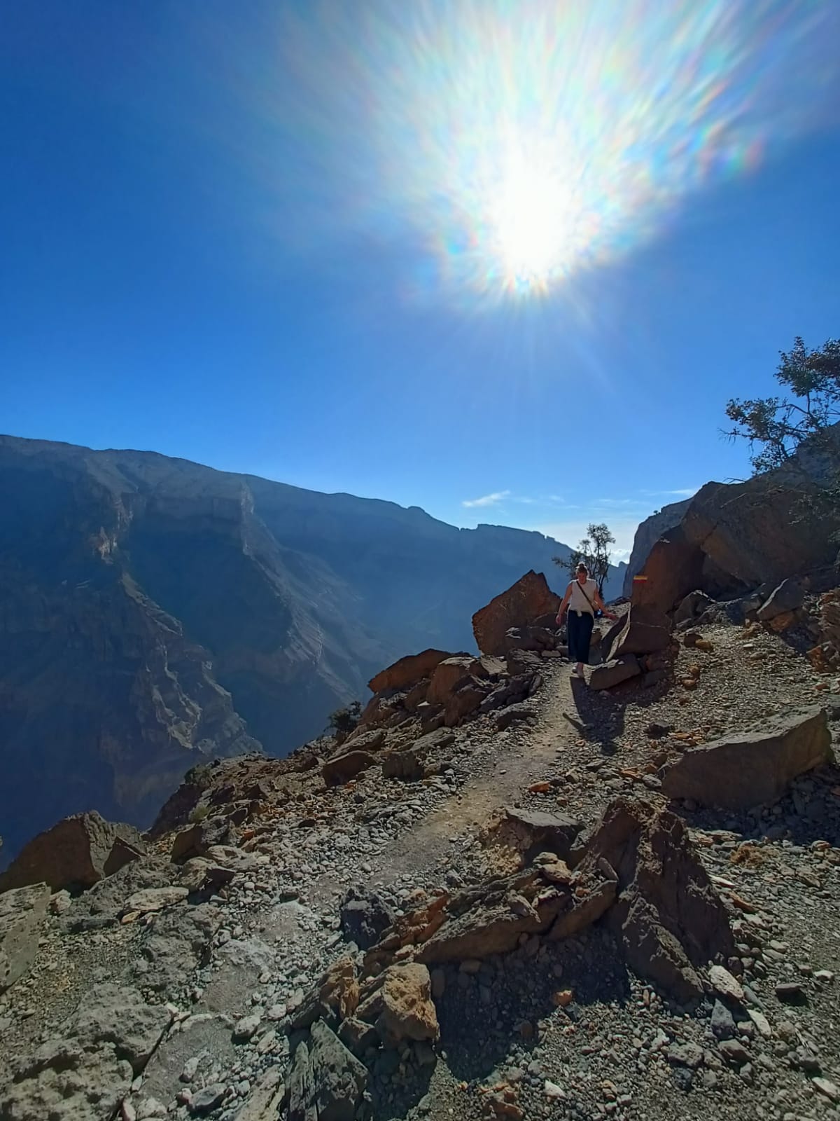 Hike jebel Shams Oman