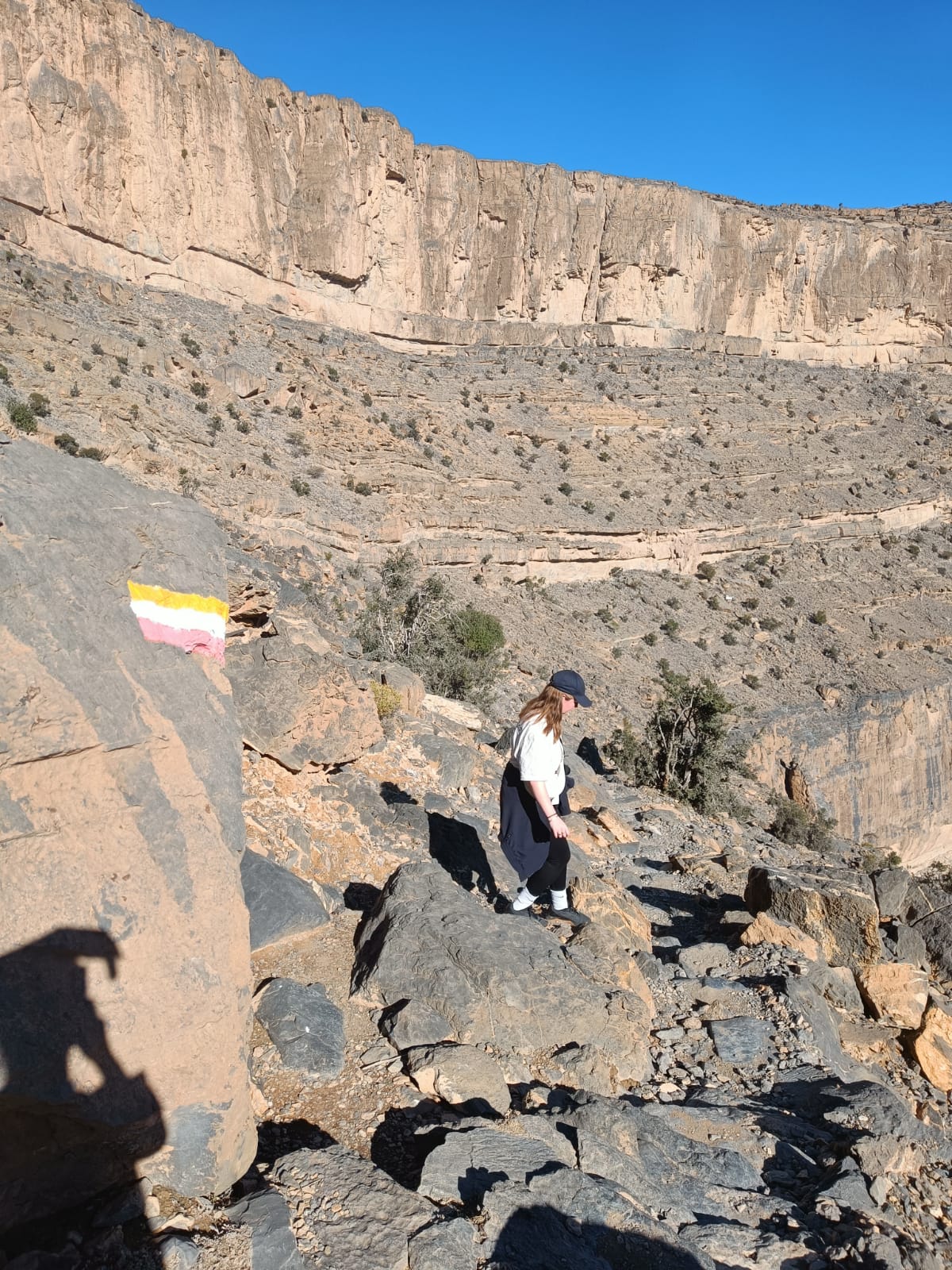 Hike route jebel shams