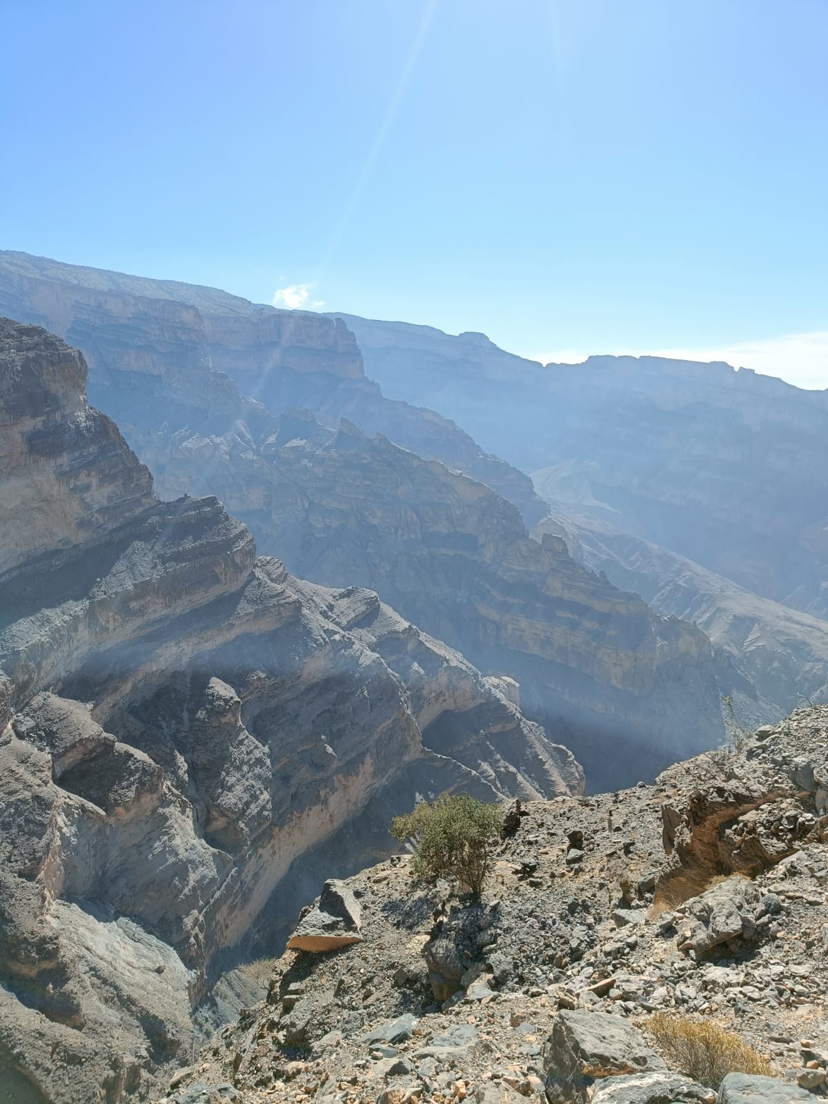 Panorama uitkijkpunt Jebel shams